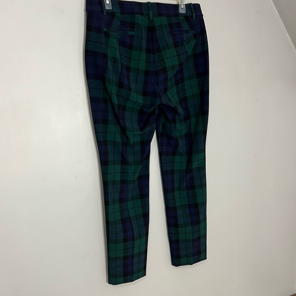 J. Crew Tartan Trousers in Navy and Emerald - Picture 4 of 10